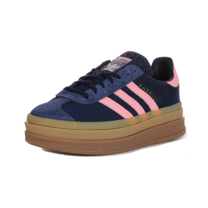 Adidas Gazelle Bold W In Navy Pink For Women