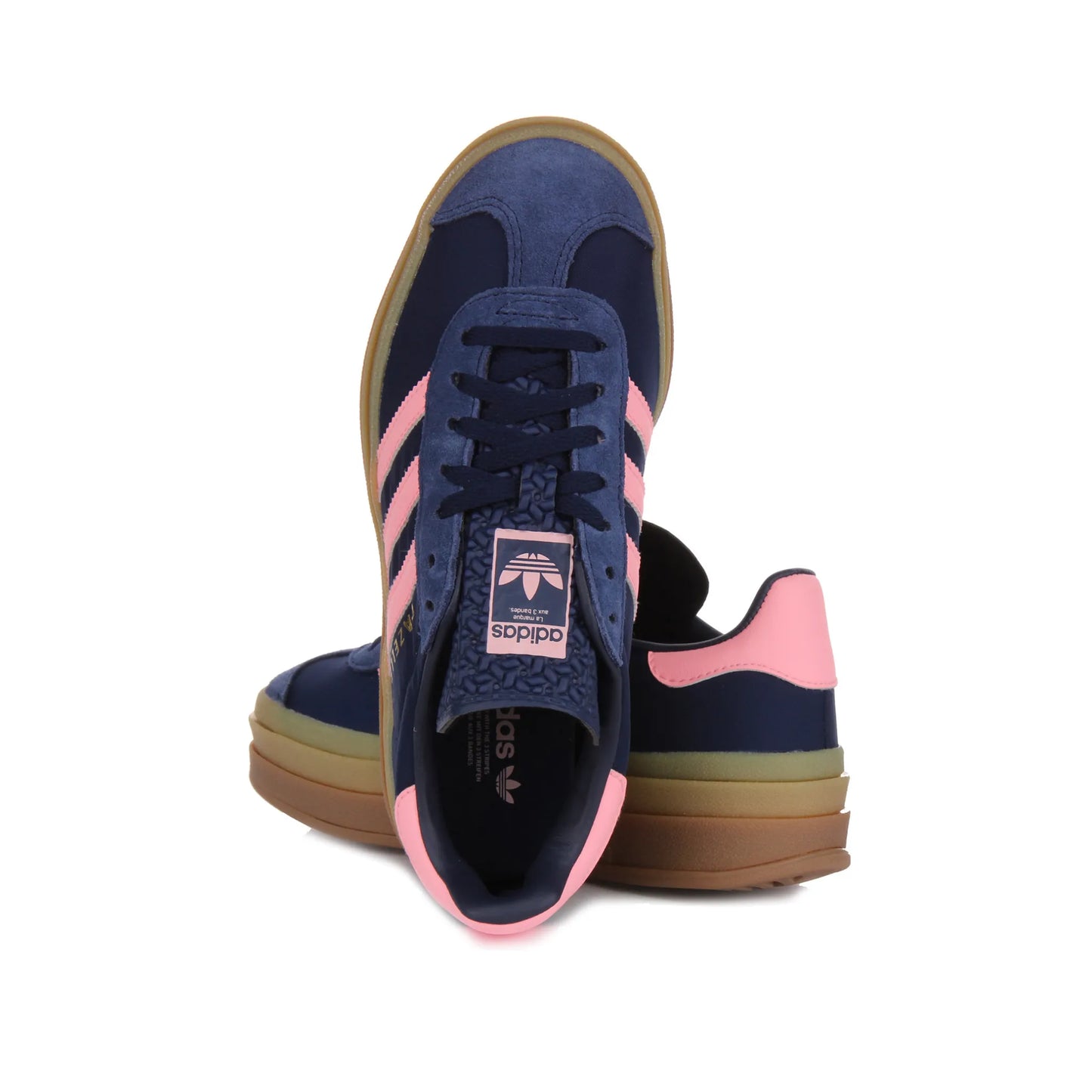 Adidas Gazelle Bold W In Navy Pink For Women