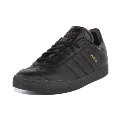 Adidas Gazelle In Black For Youth