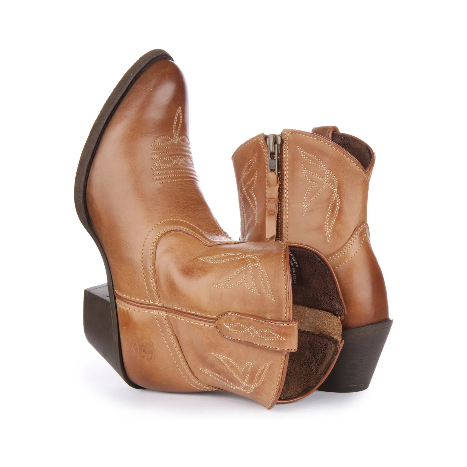 AriatDarlinWesternInBrownTanForWomen-5