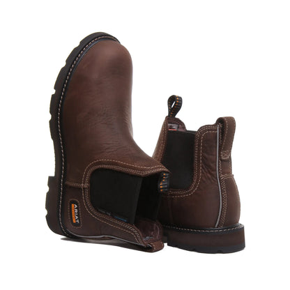 AriatGroundBreakerInBrownWorkBoot-5