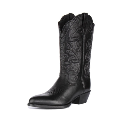 AriatHeritageWesternInBlackForWomen-4