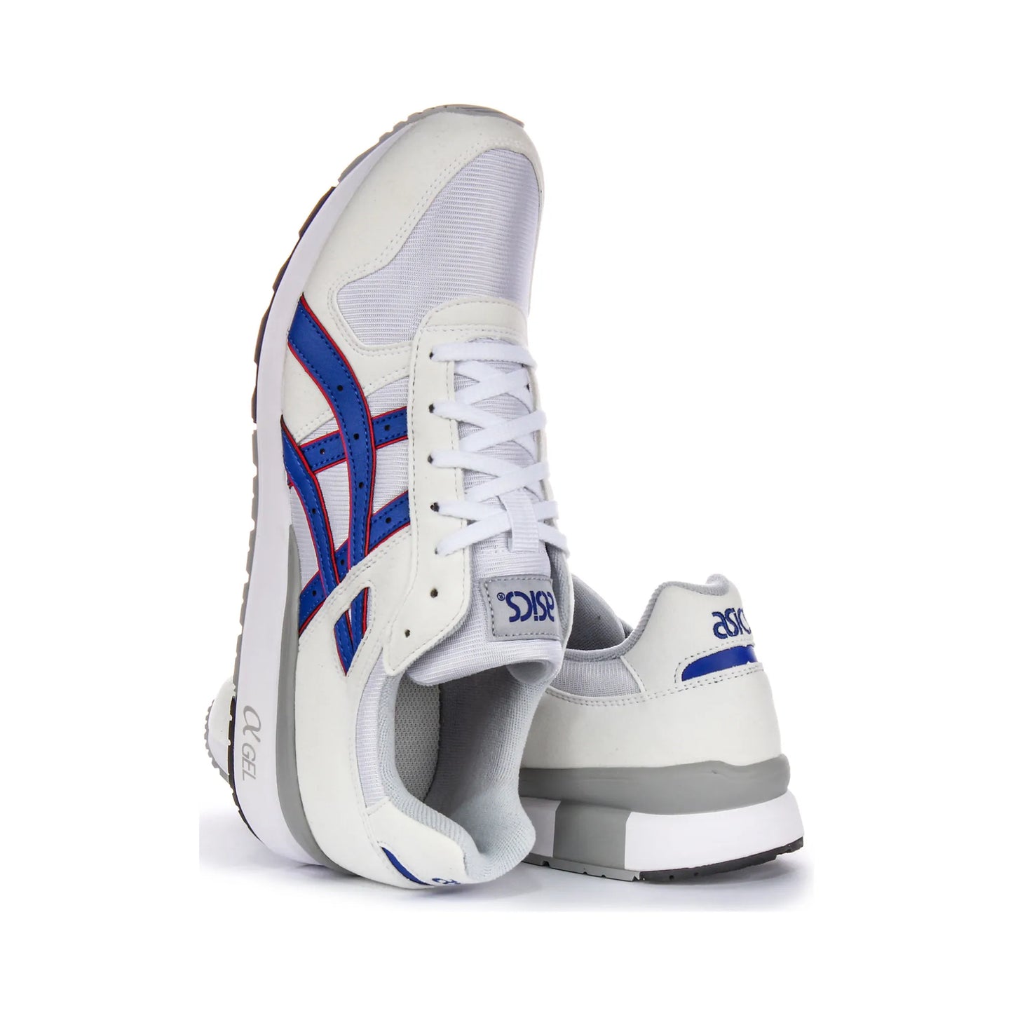 AsicsGtIiInWhiteBlueTrainersForMen-5