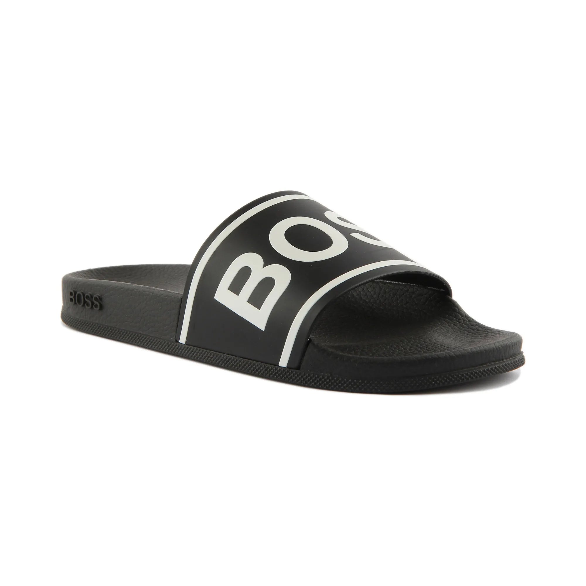 Boss Bay Sliders In Black White For Men – DANPIT.